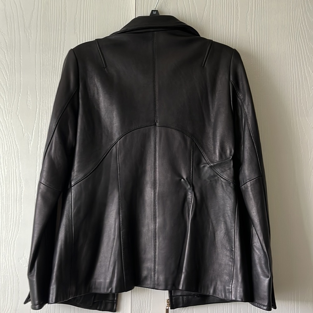 Ellen Tracy Leather Black Jacket - image 6